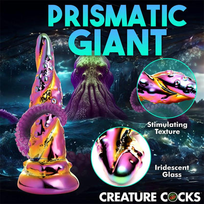 CREATURE COCKS - DILDO DE VIDRIO BOROSILICATO ENCHANTING RAINBOW