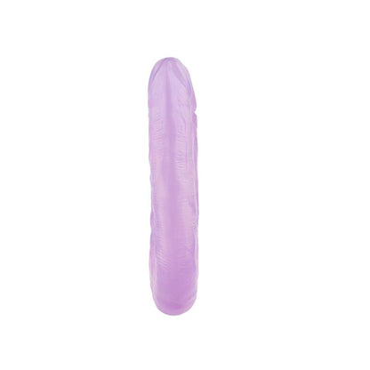 CHISA - DILDO DOBLE 13 - 17CM PURPURA