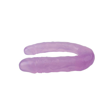 CHISA - DILDO DOBLE 13 - 17CM PURPURA