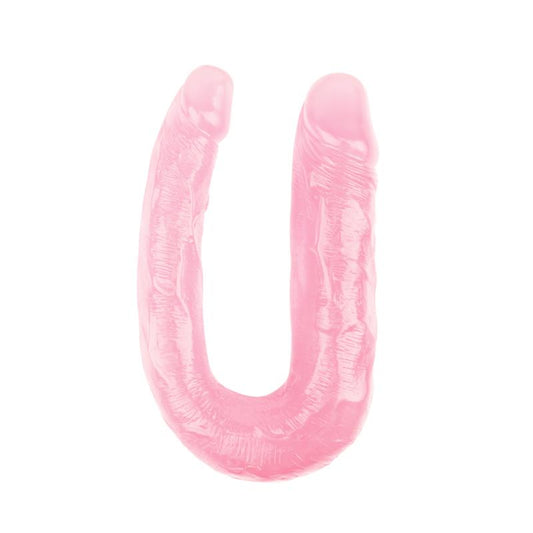 CHISA - DILDO DOBLE 13 - 17CM ROSA