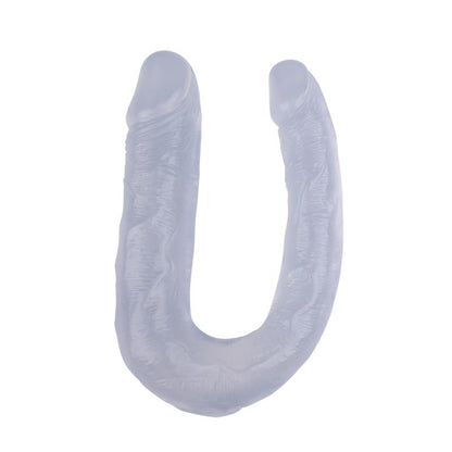CHISA - DILDO DOBLE 13 - 17CM TRANSPARENTE
