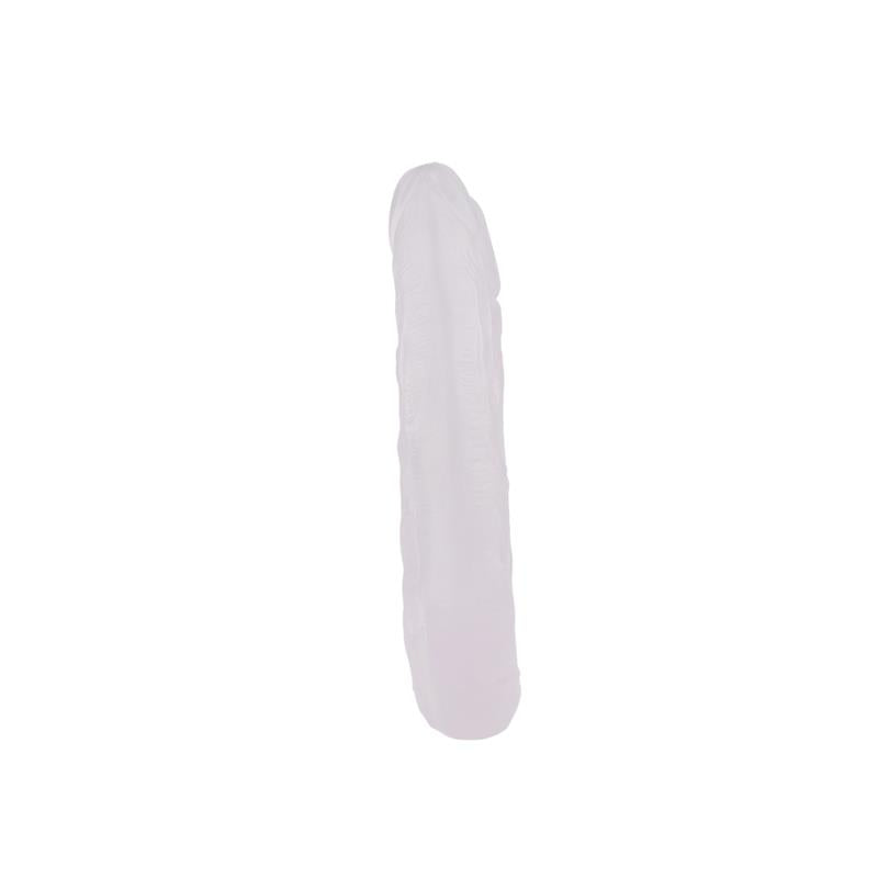 CHISA - DILDO DOBLE 13 - 17CM TRANSPARENTE