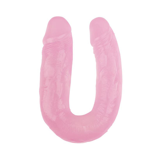 CHISA - DILDO DOBLE 14 - 18CM ROSA