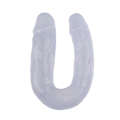 CHISA - DILDO DOBLE 14 - 18CM TRANSPARENTE