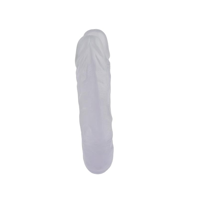 CHISA - DILDO DOBLE 14 - 18CM TRANSPARENTE