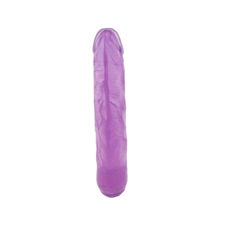 CHISA - DILDO DOBLE 17.7 - 22.5CM PURPURA