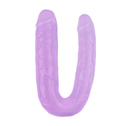 CHISA - DILDO DOBLE 17.7 - 22.5CM PURPURA