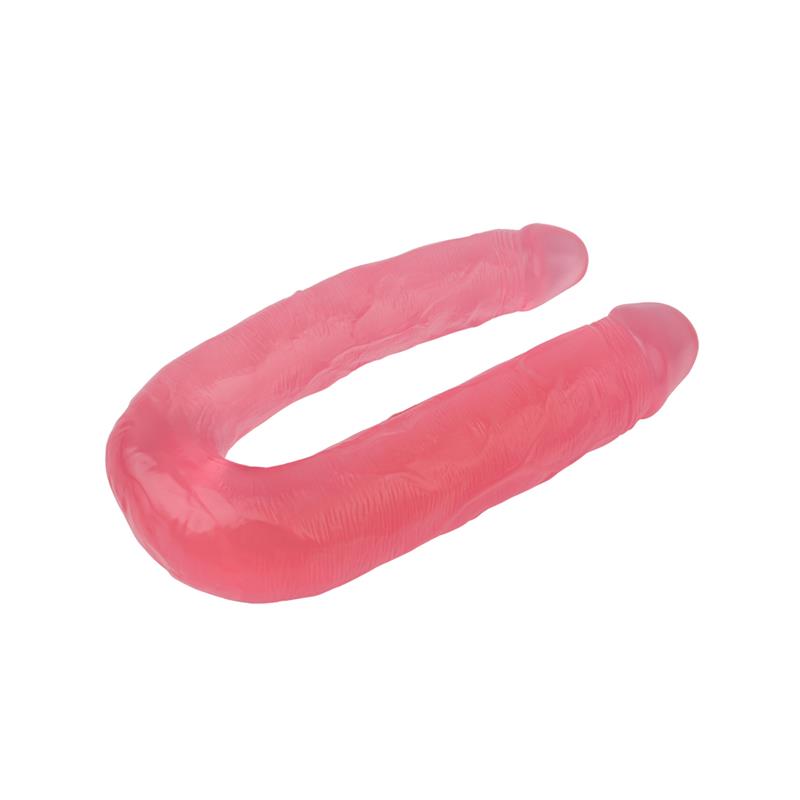 CHISA - DILDO DOBLE 17.7 - 22.5CM ROSA
