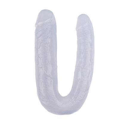 CHISA - DILDO DOBLE 17.7 - 22.5CM TRANSPARENTE