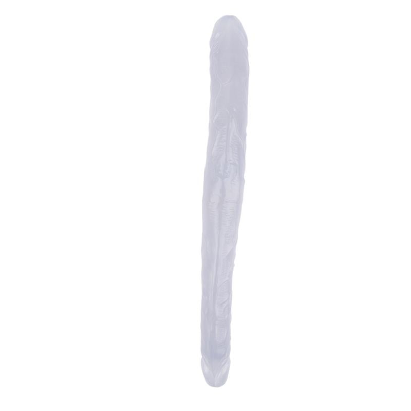 CHISA - DILDO DOBLE 17.8 - 45CM TRANSPARENTE