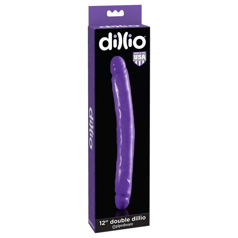 DILLIO - DILDO DOBLE 30,5 CM PÚRPURA