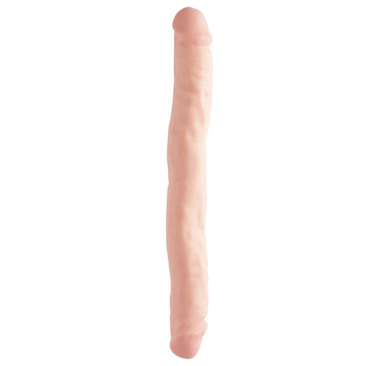 BASIX RUBBER WORKS - DILDO DOBLE 30.50 CM COLOR NATURAL