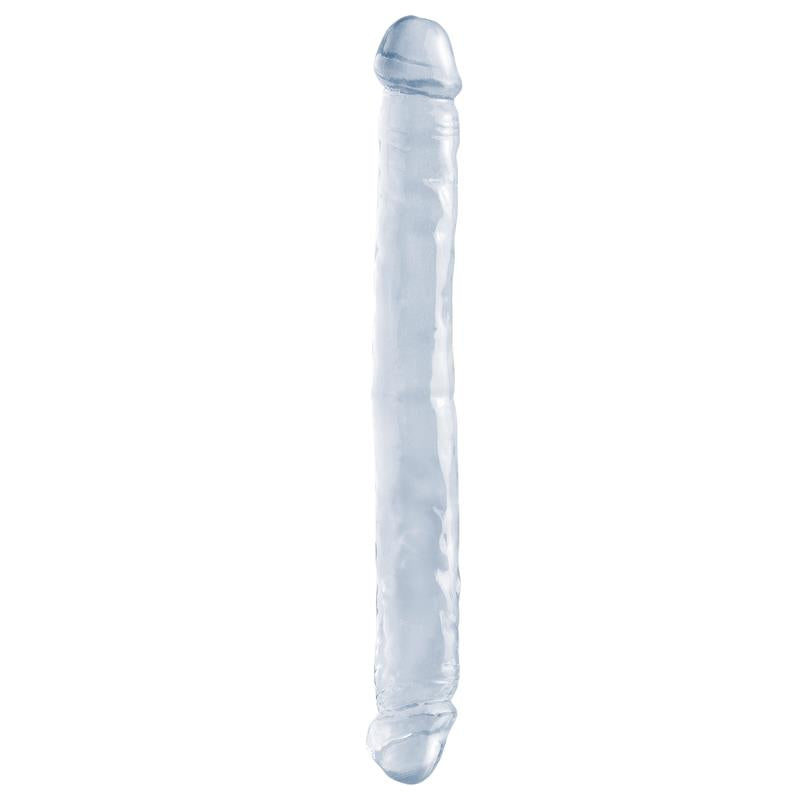 BASIX RUBBER WORKS - DILDO DOBLE 30.50 CM TRANSPARENTE