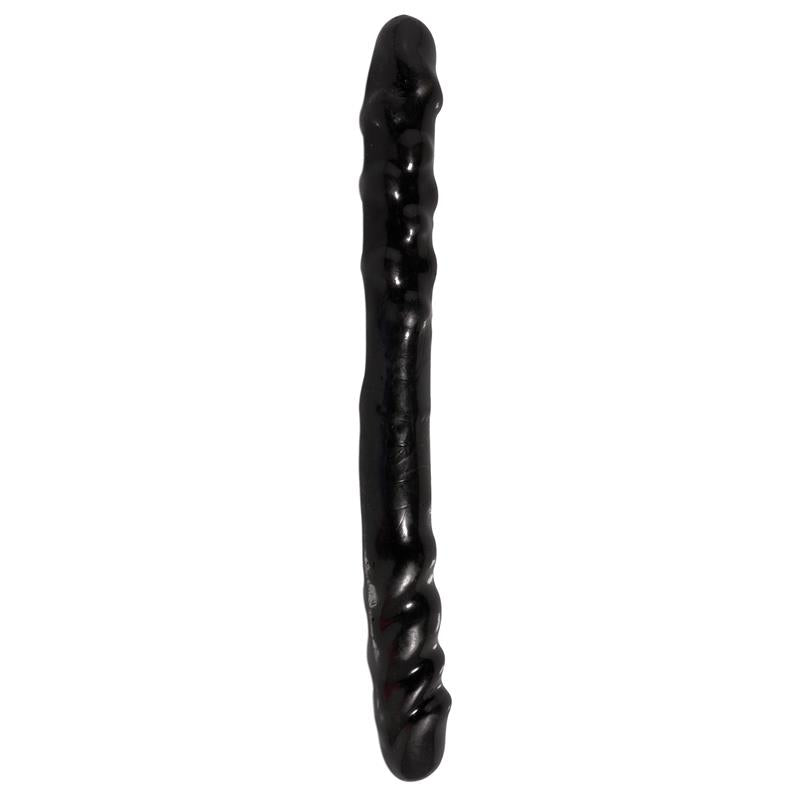 BASIX RUBBER WORKS - DILDO DOBLE 40,6 CM NEGRO