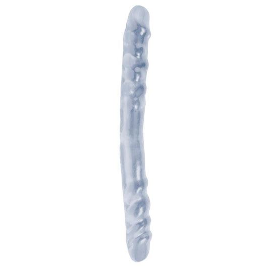 BASIX RUBBER WORKS - DILDO DOBLE 40,6 CM TRANSPARENTE