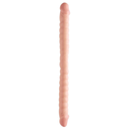 BASIX RUBBER WORKS - DILDO DOBLE 45,7 CM NATURAL