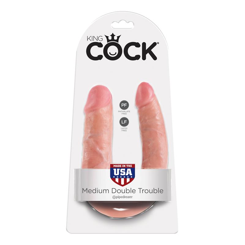 KING COCK - DILDO DOBLE 5,5