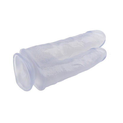 CHISA - DILDO DOBLE 7.9 - 23CM TRANSPARENTE