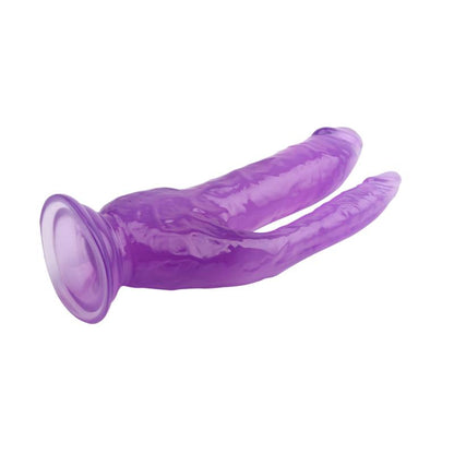 CHISA - DILDO DOBLE 8 - 20CM PURPURA