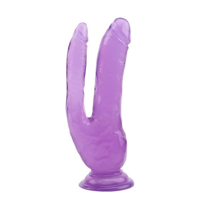 CHISA - DILDO DOBLE 8 - 20CM PURPURA