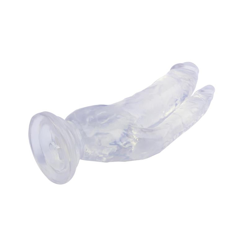 CHISA - DILDO DOBLE 8 - 20CM TRANSPARENTE