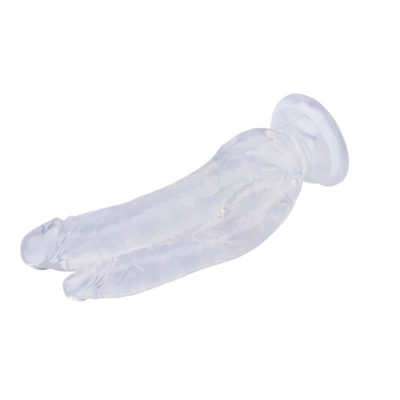 CHISA - DILDO DOBLE 8 - 20CM TRANSPARENTE