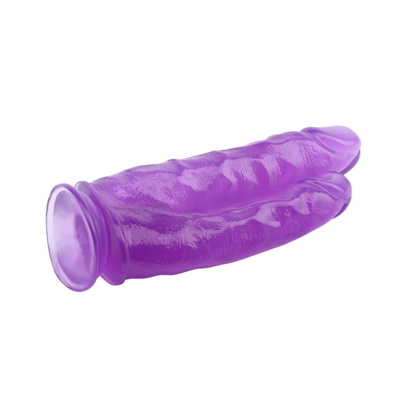 CHISA - DILDO DOBLE 9.4 - 25CM PURPURA