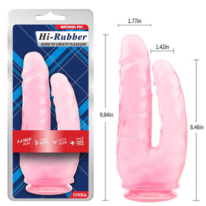 CHISA - DILDO DOBLE 9.4 - 25CM ROSA