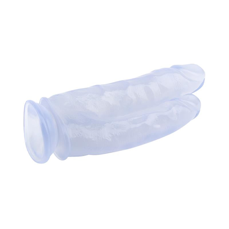 CHISA - DILDO DOBLE 9.4 - 25CM TRANSPARENTE