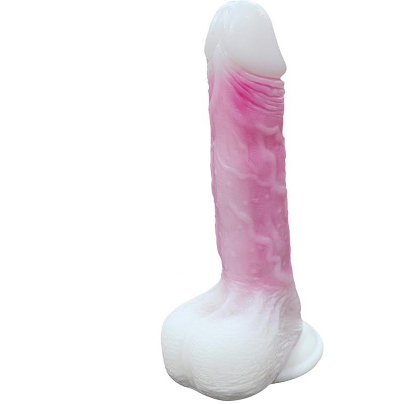 URBAN SKY - DILDO DOBLE CAPA CON VIBRACIÓN, THRUSTING Y CALOR 21.5 CM
