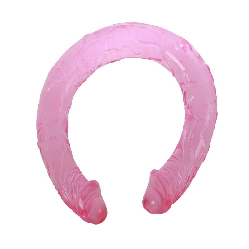 BAILE - DILDO DOBLE COLOR ROSA 44 CM