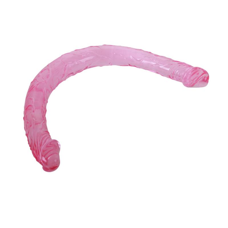 BAILE - DILDO DOBLE COLOR ROSA 44 CM
