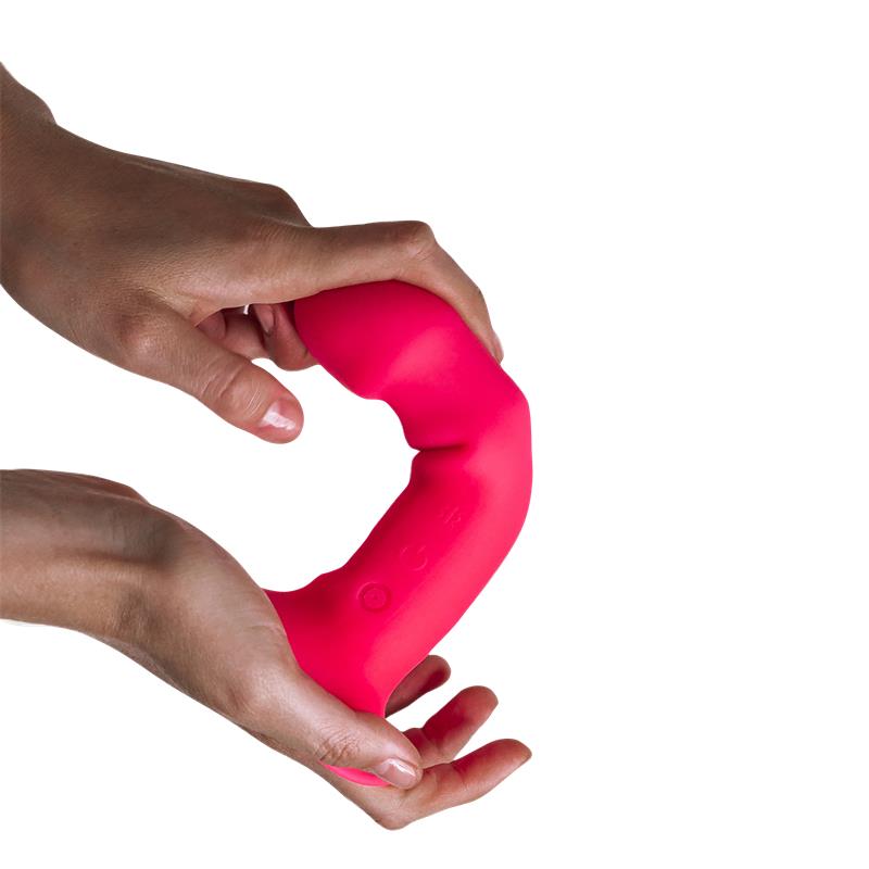 ADRIEN LASTIC - DILDO DOBLE DENSIDAD VIBRACIÓN HITSENS 2 M ROSA