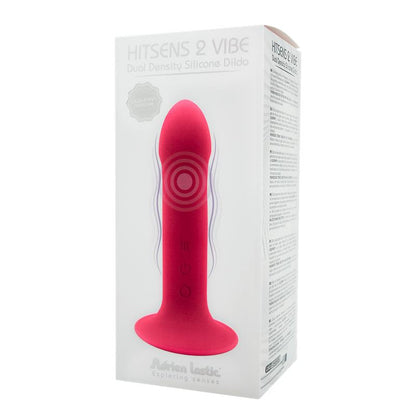 ADRIEN LASTIC - DILDO DOBLE DENSIDAD VIBRACIÓN HITSENS 2 M ROSA