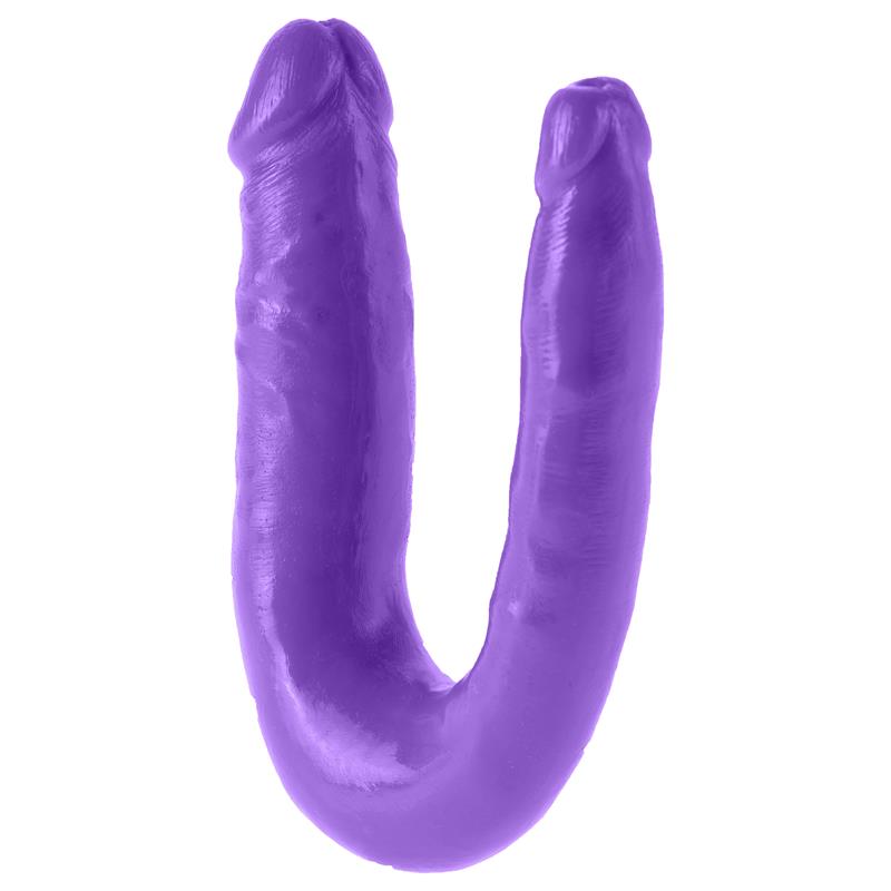 DILLIO - DILDO DOBLE DOUBLE TROUBLE PÚRPURA
