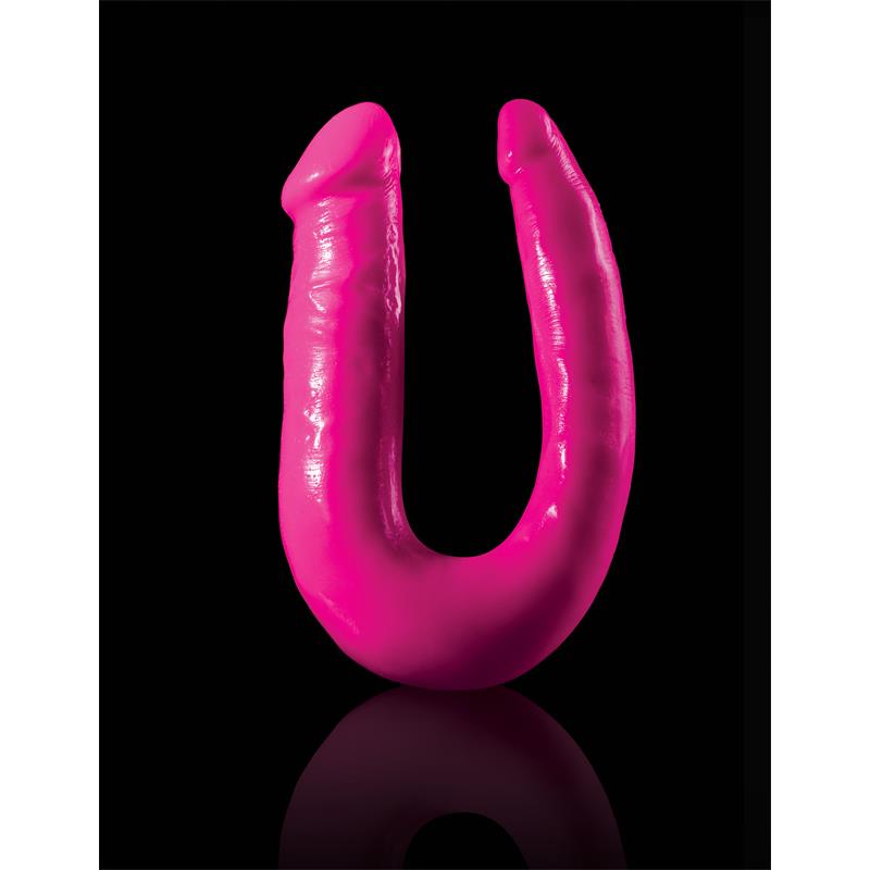 DILLIO - DILDO DOBLE DOUBLE TROUBLE ROSA