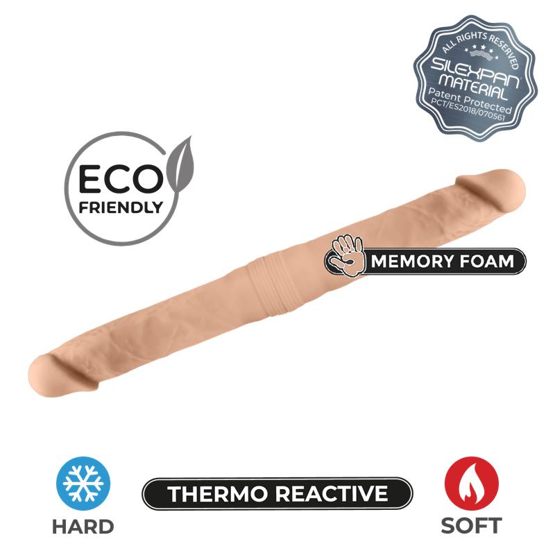 SILEXD - DILDO DOBLE DUAL DENSITY DOUBLE DONG S NATURAL