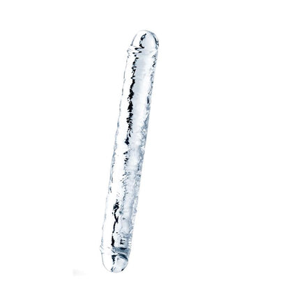 LOVETOY - DILDO DOBLE FLAWLESS CLEAR 12 TRANSPARENTE