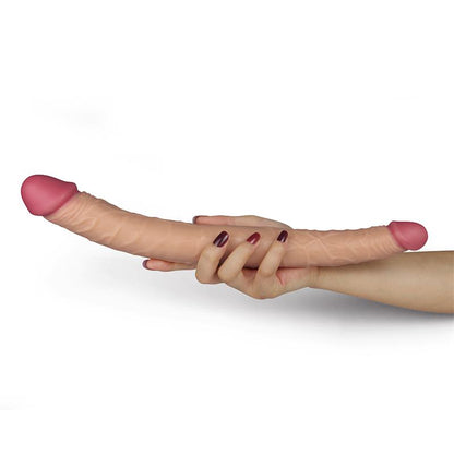 LOVETOY - DILDO DOBLE LADYKILLER 14 NATURAL