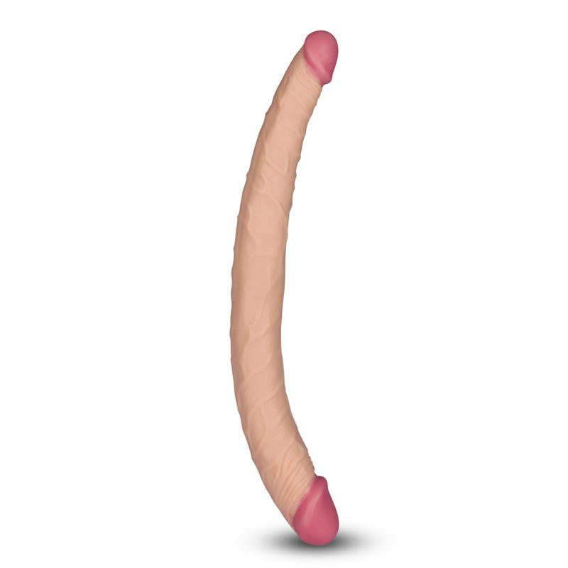 LOVETOY - DILDO DOBLE LADYKILLER 14 NATURAL
