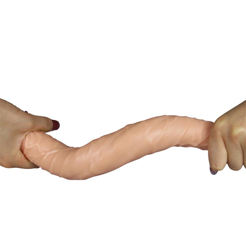LOVETOY - DILDO DOBLE LADYKILLER 14 NATURAL