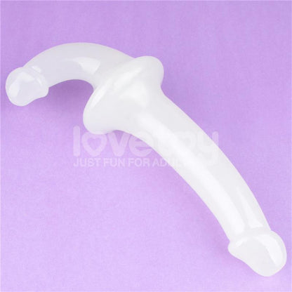 LOVETOY - DILDO DOBLE LUMINO PLAY LUZ AZUL 10.5