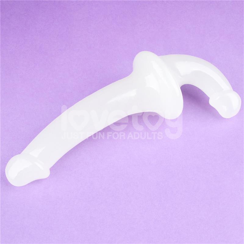 LOVETOY - DILDO DOBLE LUMINO PLAY LUZ AZUL 10.5