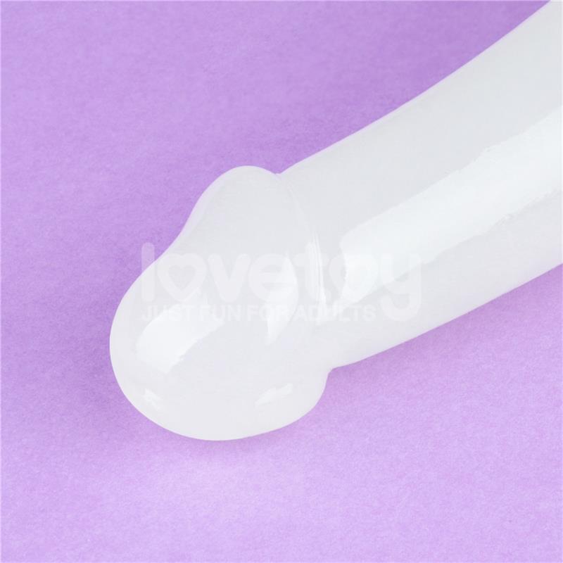 LOVETOY - DILDO DOBLE LUMINO PLAY LUZ AZUL 10.5