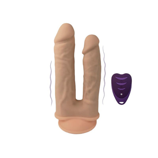 SILEXD - DILDO DOBLE PENETRACIÓN 2 MOTORES CONTROL REMOTO