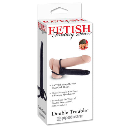 FETISH FANTASY SERIES - DILDO DOUBLE TROUBLE NEGRO