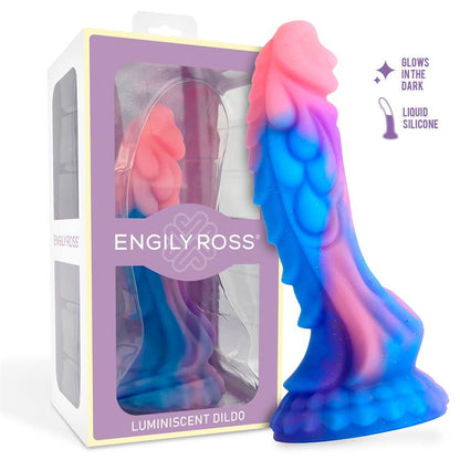 DILDOX BY ENGILY ROSS - DILDO DRAGÓN BRILLA EN LA OSCURIDAD 18 CM