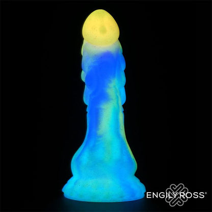 DILDOX BY ENGILY ROSS - DILDO DRAGÓN BRILLA EN LA OSCURIDAD 18 CM