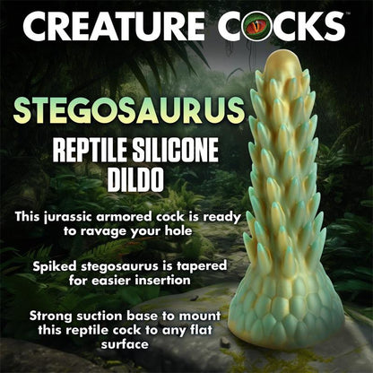 CREATURE COCKS - DILDO DRAGÓN STEGOSAURUS SPIKY REPTILE