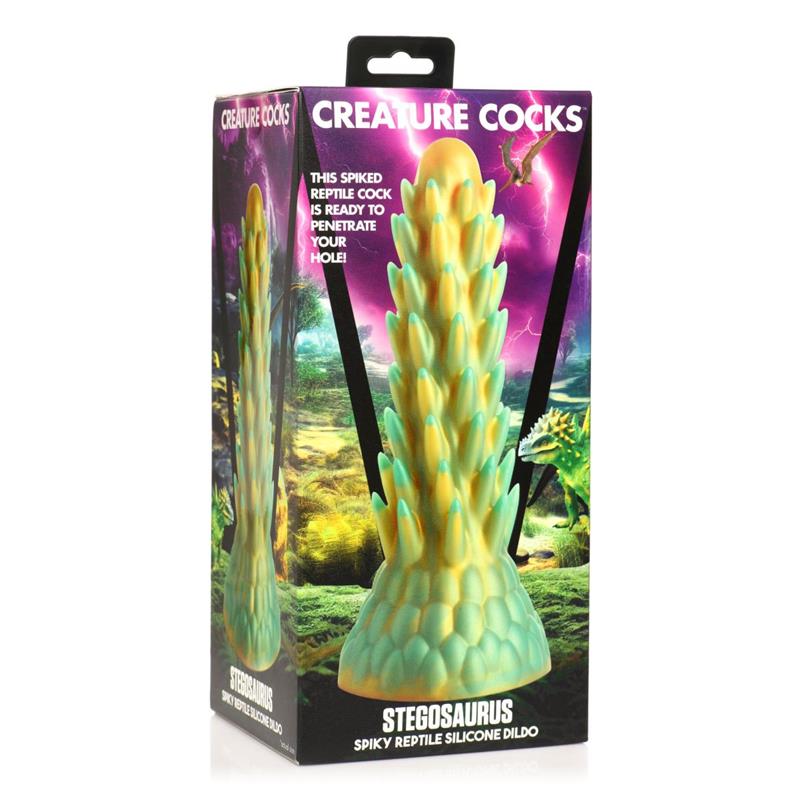 CREATURE COCKS - DILDO DRAGÓN STEGOSAURUS SPIKY REPTILE